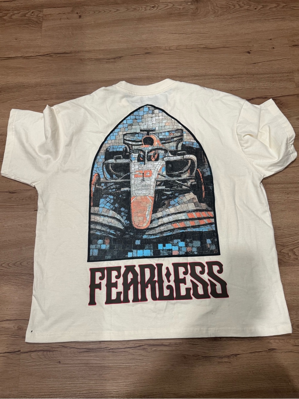 Fearless Short-Sleeve Crewneck T-Shirt - Cream